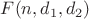 $F(n,d_1,d_2)$