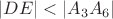 $|DE| < |A_3A_6|$