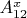 $A_{12}^x$