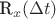R_x(\Delta t) R_x(\Delta t)