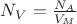 $N_V = \frac{N_A}{V_M}$