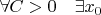 $\forall C>0\quad\exists x_{0}$