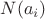 $N(a_i)$