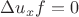 $\Delta u_{x}f=0$