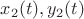 $x_2(t), y_2(t)$