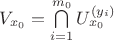 $V_{x_0} = \bigcap\limits_{i=1}^{m_0} U_{x_0}^{(y_i)}$