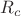 $ R_c $