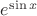 $e^{\sin{x}}$