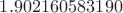 $1.902160583190$