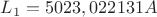 $L_1=5023,022131A$