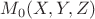 $M_0(X, Y, Z)$ $M_0(X, Y, Z)$