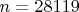 $n=28119 $