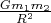 $\tfrac{Gm_1m_2}{R^2}$