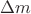 $\Delta{m}$