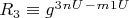 $R_3\equiv g^3^n^U^-^m^1^U$