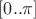 $ [0..\pi ] $