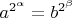 $a^{2^\alpha} = b^{2^\beta}$