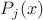 $P_j(x)$