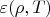 $\varepsilon(\rho,T)$