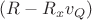 $(R-R_xv_Q)$ $(R-R_xv_Q)$