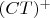 $(CT)^{+}$