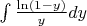 $\int \frac{\ln (1-y)}{y} dy$