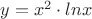 $y={x^2}\cdot{lnx}$ $y={x^2}\cdot{lnx}$