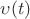 \upsilon(t)
