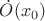$\dot {O}(x_{0})$