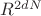 $R^{2dN}$