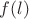$f(l)$