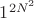 $1^{2N^2}$