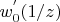 $w_0^{'}(1/z)$