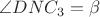 $\angle DNC_3=\beta$