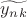 $\widetilde{y_n_k}$