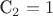 C_2 = 1