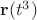 ${\bf r}(t^3)$