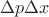 $\Delta p\Delta x$