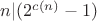 $n|(2^{c(n)}-1)$