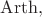$\mathrm{Arth},$