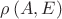 $\[\rho \left( {A,E} \right)\]$