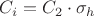 $C_i = C_2 \cdot \sigma_h$
