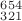 $^{654}_{321}$