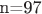 n=97