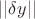$||\delta y||$ $||\delta y||$