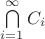 $\bigcap\limits_{i=1}^{\infty}C_i$