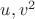 $u,v^2$
