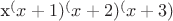 x^(x+1)^(x+2)^(x+3)