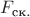 $F_{\text{ск.}}$