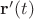 $\mathbf{r'}(t)$
